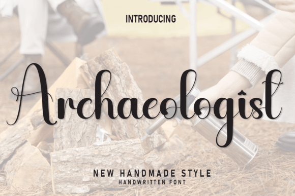Archaeologist: A Handwritten Font for Digital Branding