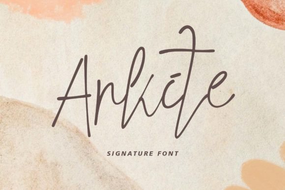 Arkite: A Delicate Script for Branding Projects