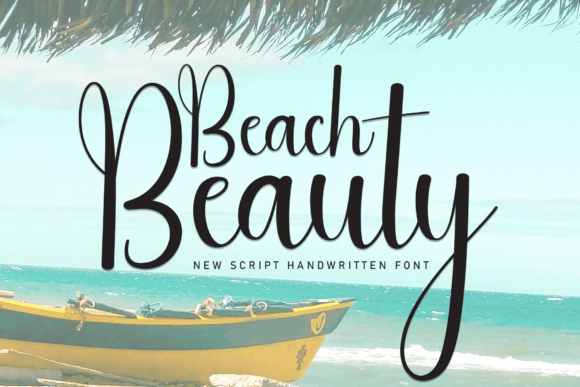 Beach Beauty: A Handwritten Font for Editorial Charm