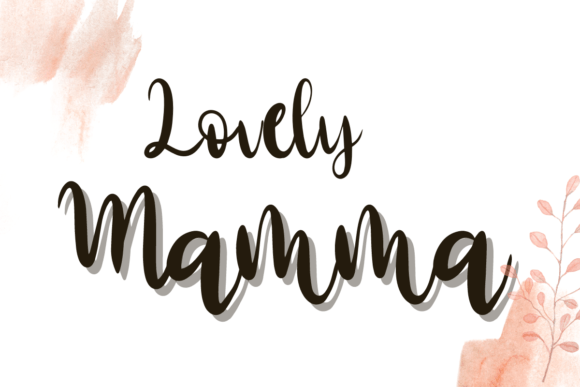 Beautiful Typography for Editorial Design: The Lovely Mamma Font