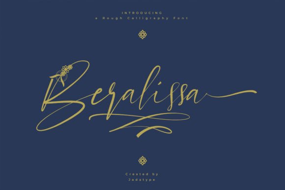 Beralissa: A Playful Script Font for Creative Crafters