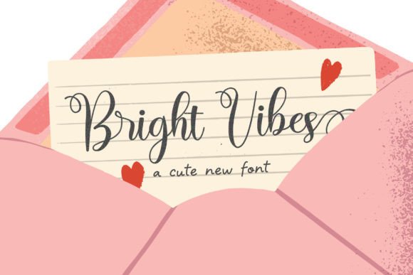Bright Vibes: A Sweet Script Font for Handmade Creators