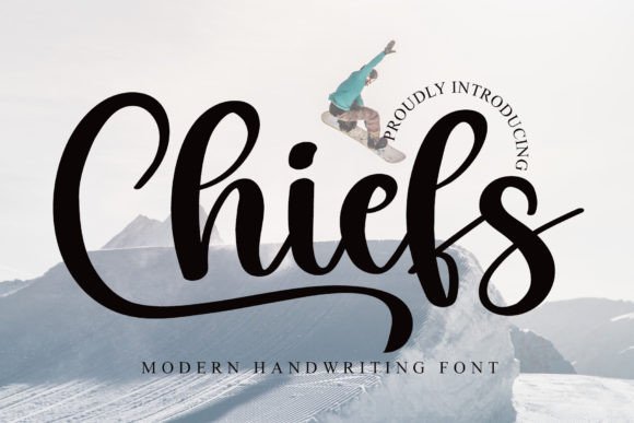 Chiefs: A Script Font for Web Design and Branding