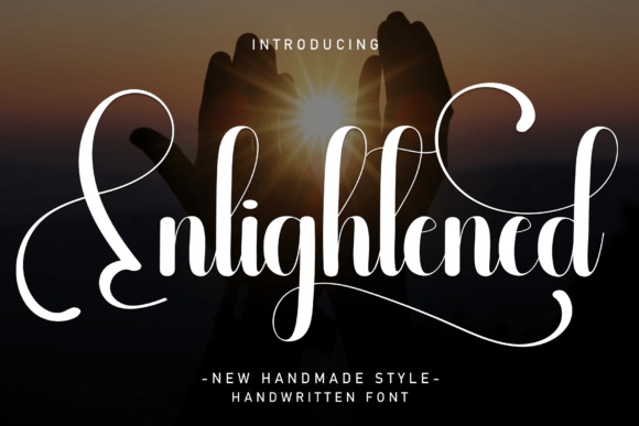 Enlightened: A Sweet and Friendly Handwritten Font for Branding