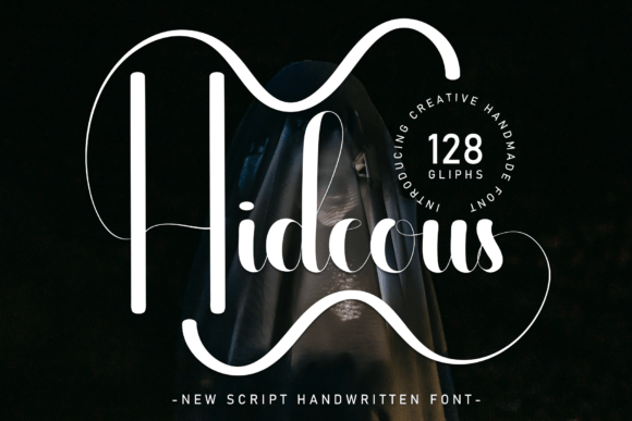 Hideous: A Handwritten Font for Web Design and Brand Identity