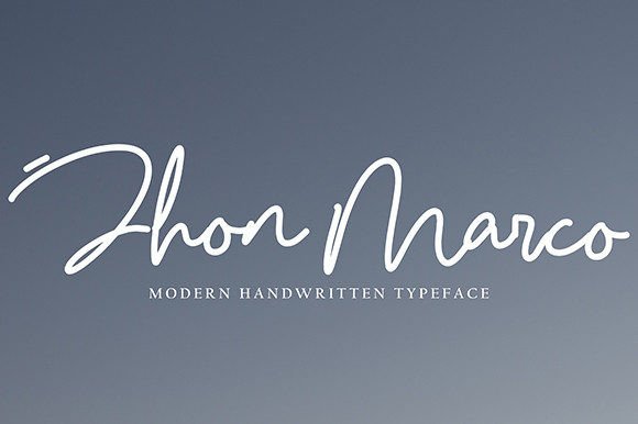 Jhon Marco: A Script Font That Elevates Your Brand