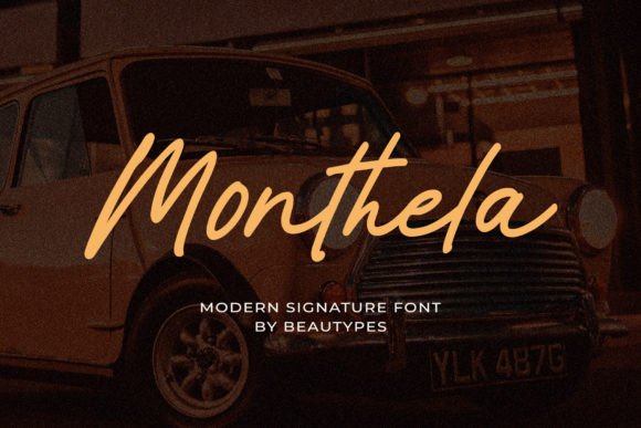 Monthela: A Handwritten Font That Elevates Web Design