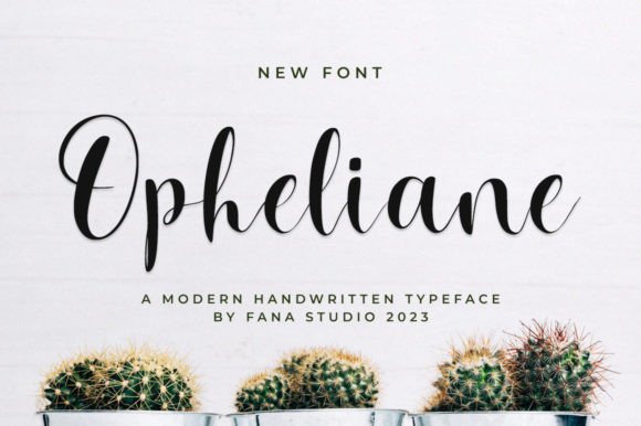 Opheliane: The Font That Elevates Your Brand
