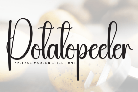 Potatopeeler: A Handwritten Font for Digital Design