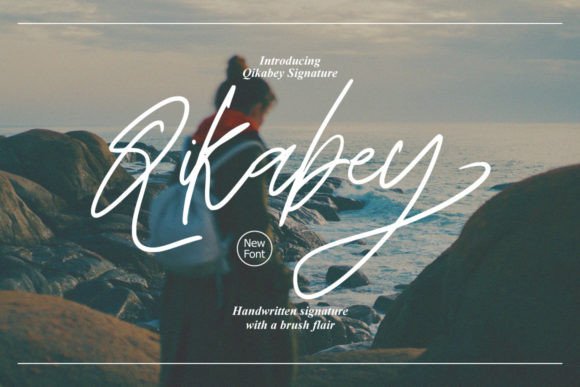 Qikabey: A Graceful Script Font for Web Design