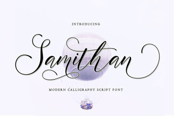 Samithan: A Script Font That Elevates Web Design