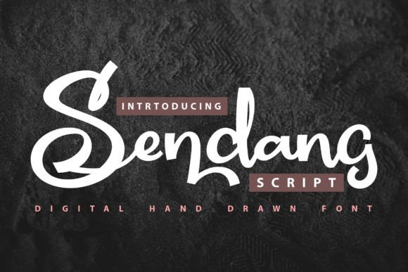 Sendang: A Script Font That Elevates Editorial Design