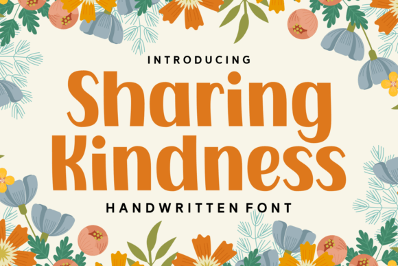 Sharing Kindness: A Script Font for Digital Design