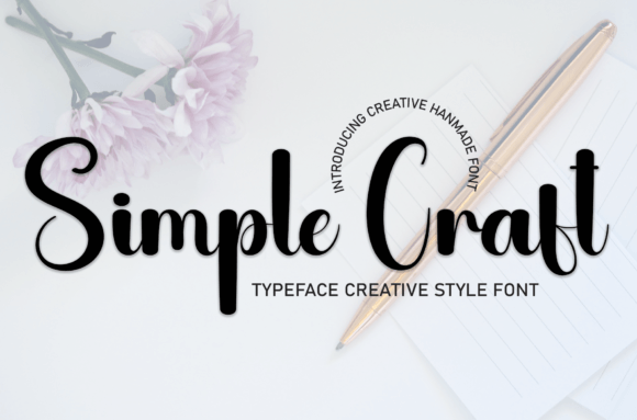 Simple Craft: A Versatile Font for Digital Design