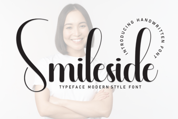 Smileside: A Handwritten Font for Digital Branding and Web Design