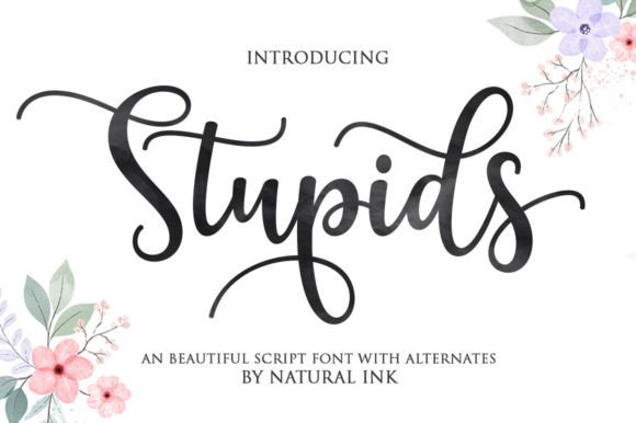 Stupids: The Font That Makes Your Message Stand Out